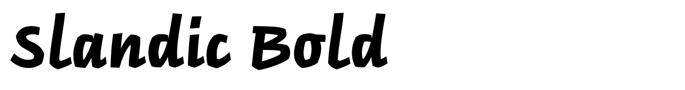 Slandic Bold